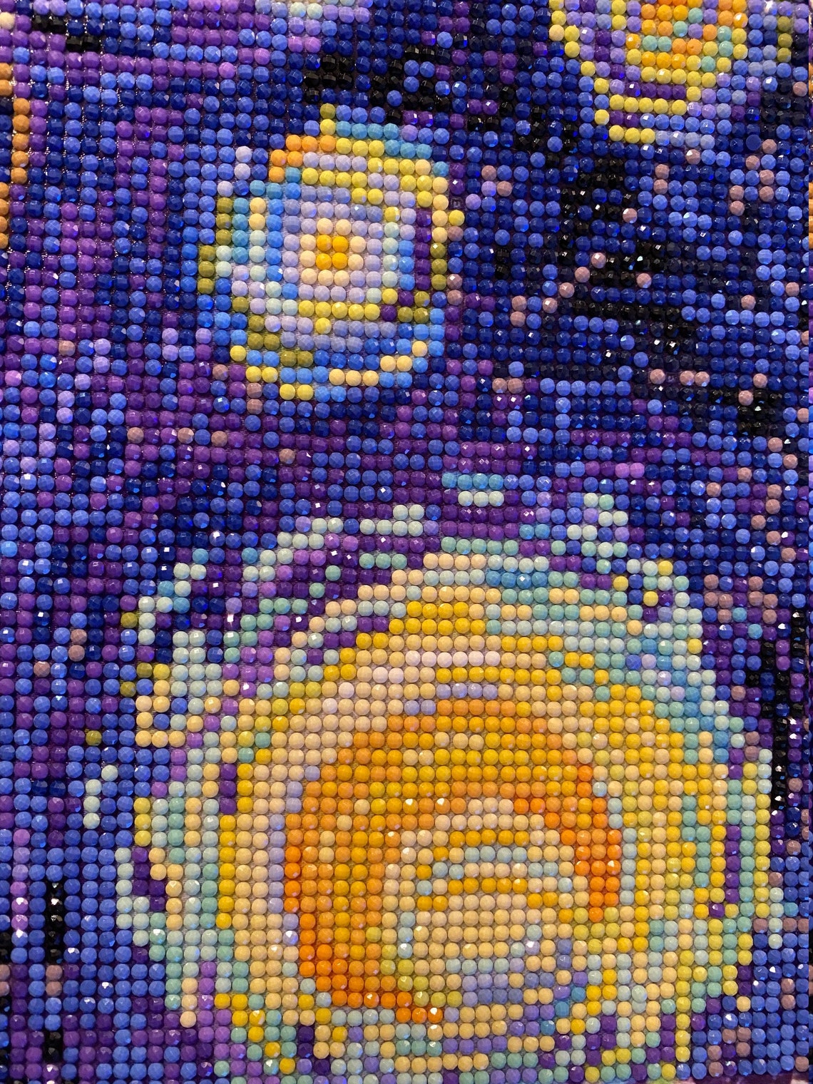 Starry Night Van Gogh Diamond Dotz Completed | Etsy
