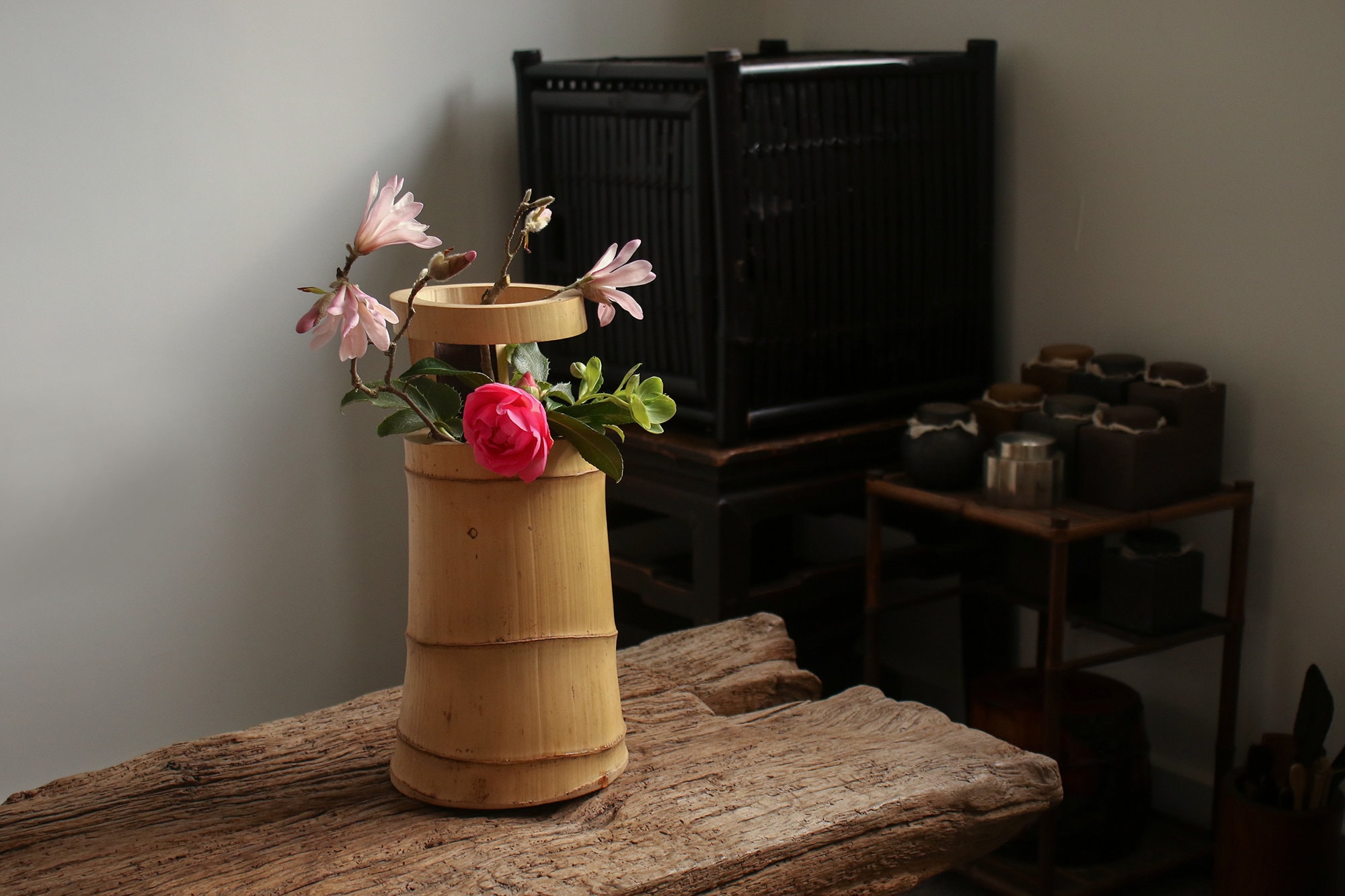竹花入れ 竹花入 - Etsy