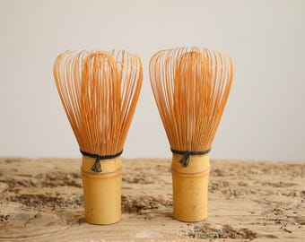 Unused Vintage Japanese Matcha Whisk | Traditional Bamboo Chasen in Original Paper Box | Tea Ceremony Tool