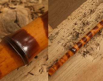 Antique Susudake Bamboo Incense Tube | Japanese Smoked Bamboo Kōdō Utensil | Tea Ceremony & Scholar’s Object