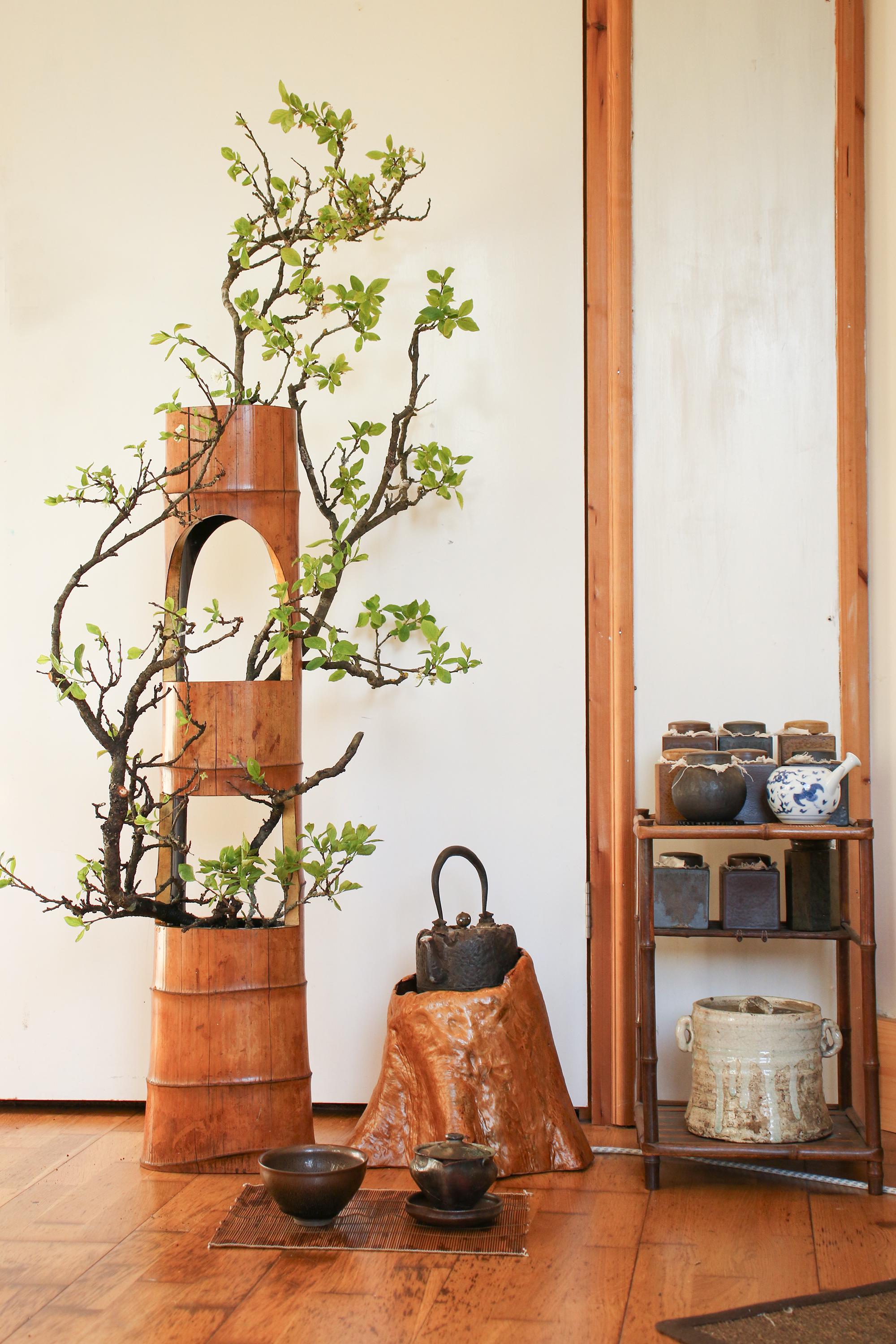 古作竹大花入 楽天市場】竹 花入（アート・美術品・骨董品・民芸品｜ホビー