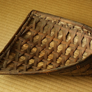 日本のアンティーク農家のバスケット