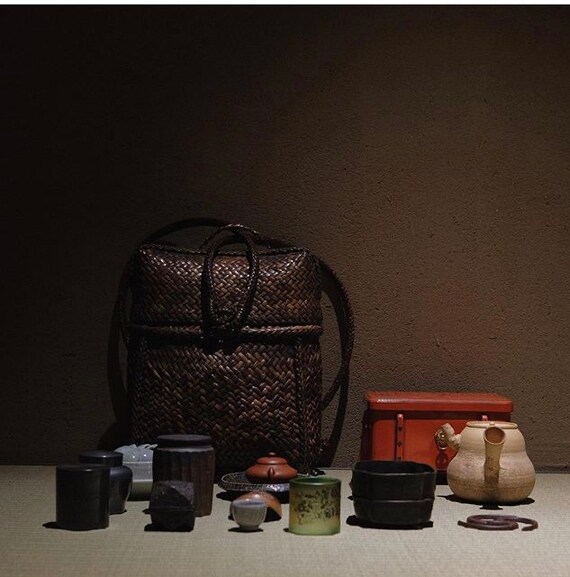 アンティーク中国製竹かご（持ち手付き） – 茶道や生け花に - Etsy 日本