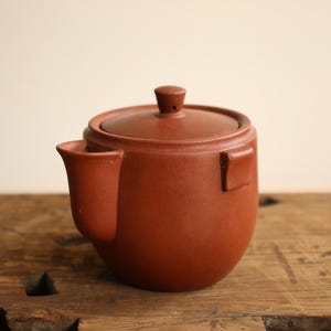 Tetera Yixing Zhuni Houhin antigua – Exportación china a Japón, pequeña tetera de arcilla roja para té Gongfu.
