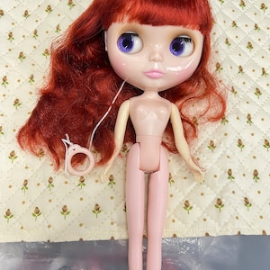 Blythe Doll for Customizing, Blythe Doll Parts, Custom Blythe, Blythe Custom, Blythe, Blythe Dolls, Blythe Doll Kit, Factory Blythe Wine