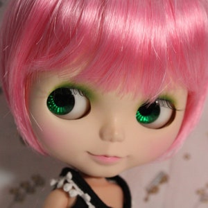 Blythe Wig Pink Bob Short Hair w48