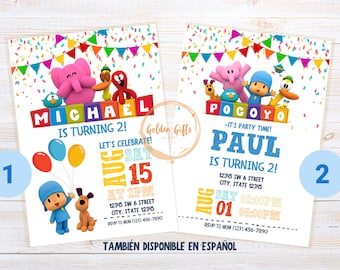 Pocoyo Invitations | Etsy