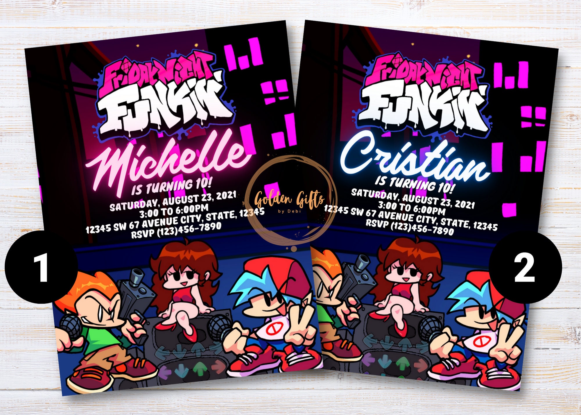 friday night funkin- music and videogame-Friday Night Funkin Birthday |  Poster