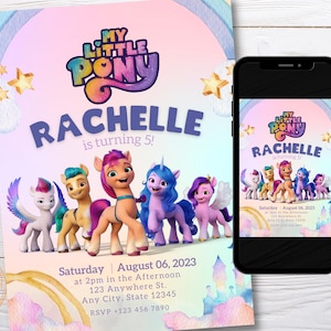 My Little Pony Birthday Invitation