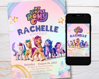 Invito di compleanno My Little Pony