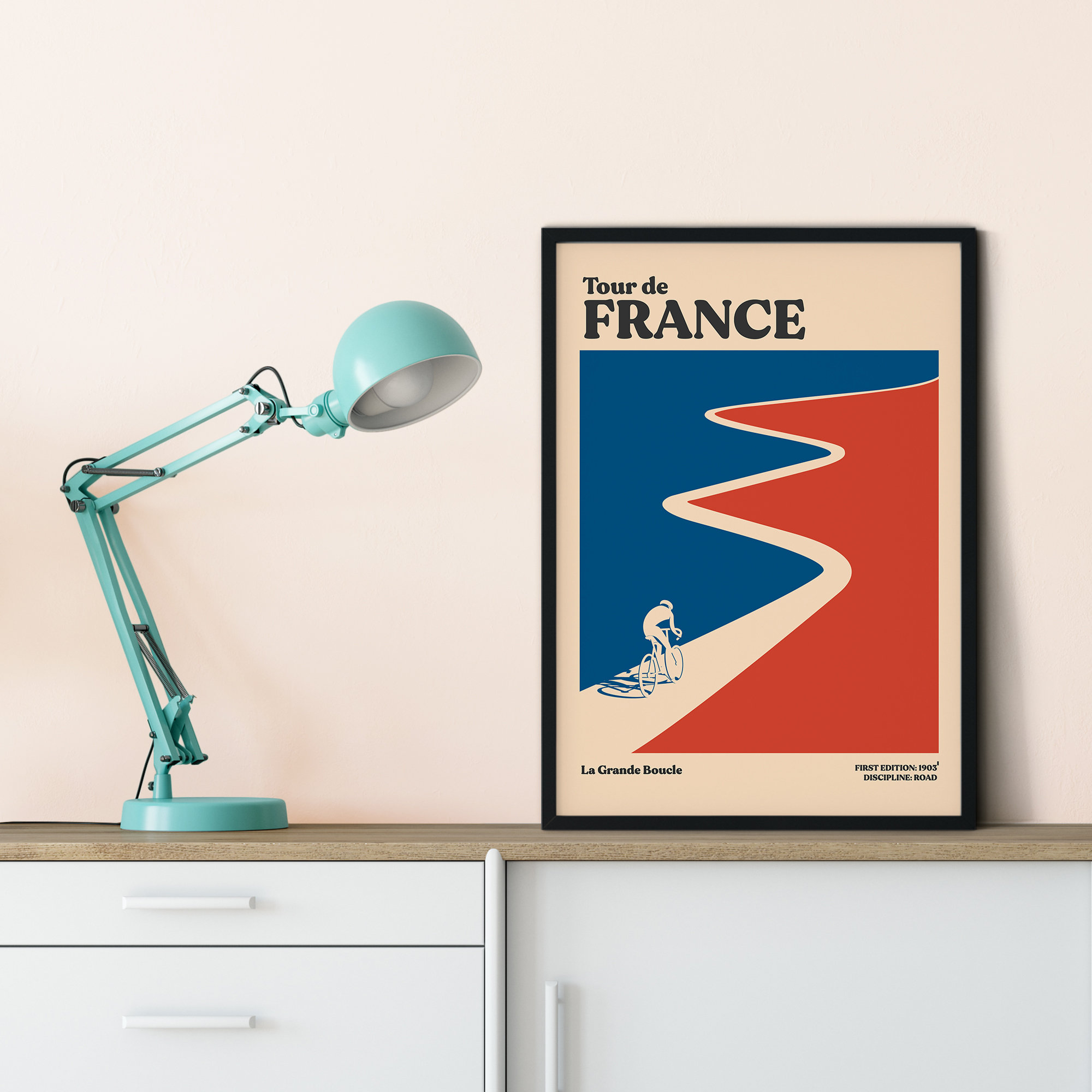 Affiche Tour De France étape à Tours – 2005, Cyclisme, Bon état