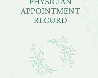 Physicians Appointment Record for Patients
