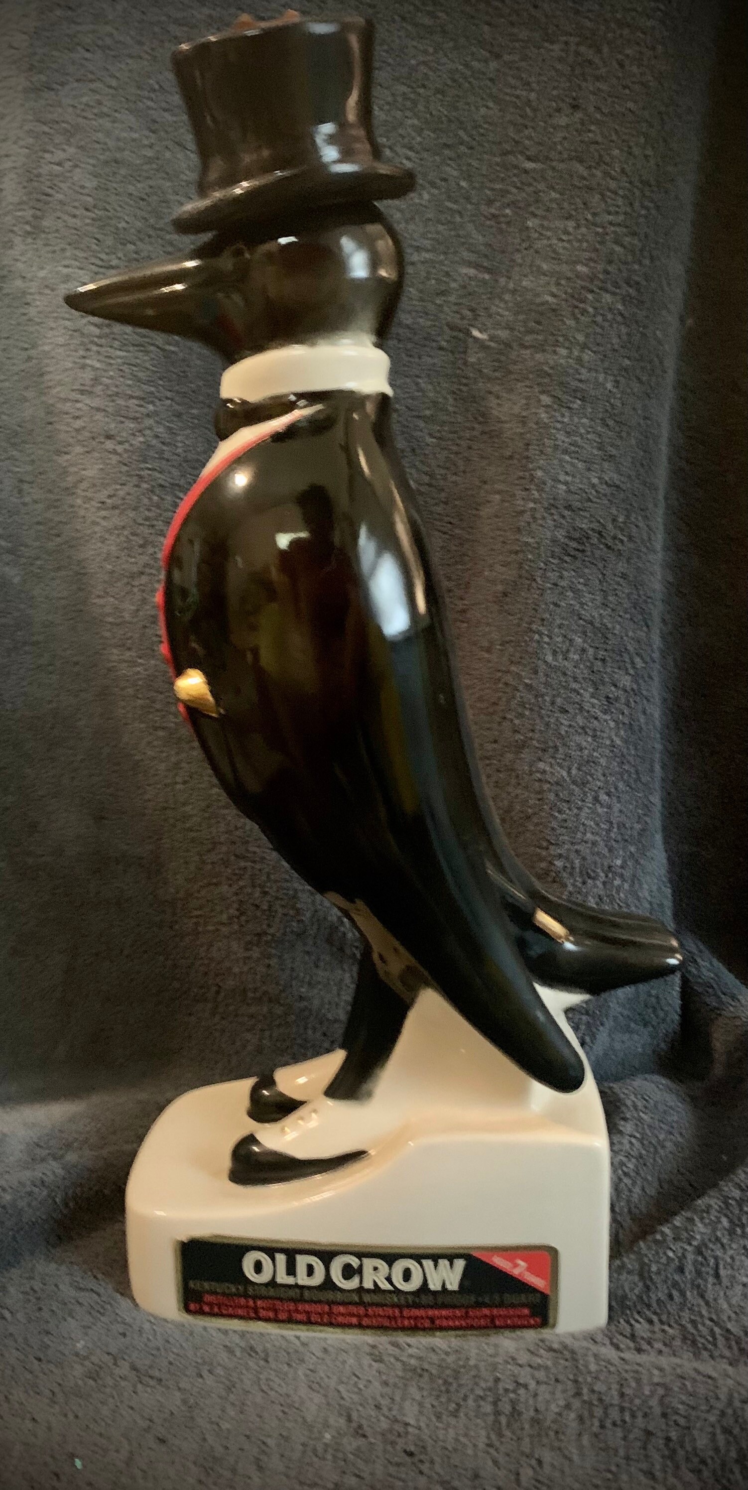 RARE Old Crow 1960s liquor Bottle Etsy