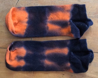 Tie dye Hallowe’en Socks