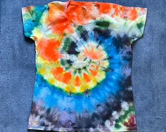 Time Change Ladies Tie Dye T-shirt, summer clothing,festival clothing, gifts for wife, gifts for sister, gifts for daughter, gifts for aunt