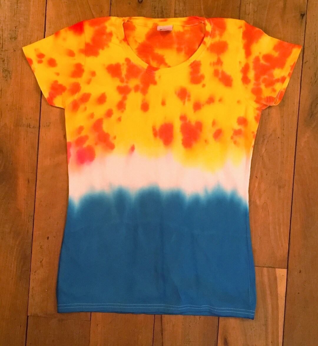 Summer Days Womens Tie Dye Tshirt, Summer Clothing,festival Clothing