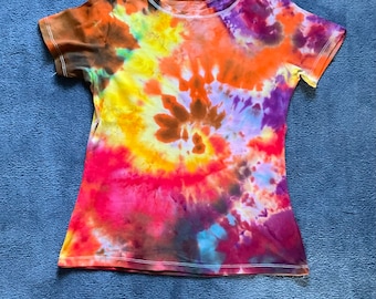 Colour Explosion Ladies Tie Dye T-shirt,summer clothing,festival clothing,gifts for wife, gifts for sister,gifts for daughter,gifts for aunt