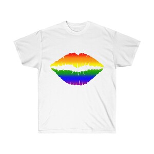 Pride tshirt, Lips, gifts for girlfriend, gifts for boyfriend, gifts for wife, gifts for husband