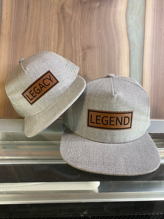 Ready to Ship Leather Patch Hats Legend Legacy Matching