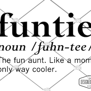 Definição de Funtie, PNG Cricut, Silhueta, Laser, Gravar