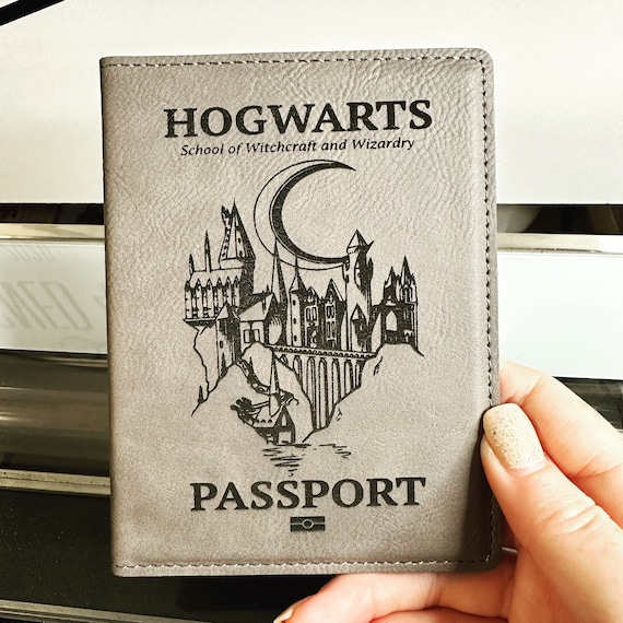 Hogwarts passport, school of witchcraft and wizardry, custom passport holder