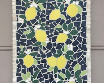 Lemon and Leaves Mosaic