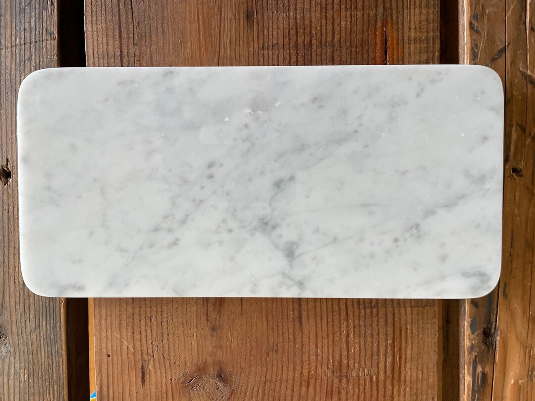 Polished Carrara Marble Tray