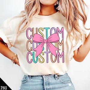 Custom PNG, Retro Custom PNG, Personalized Name, Sublimation Design, Dots Text Png, Gift For Her, Mom Gift, Personalized Shirt Design