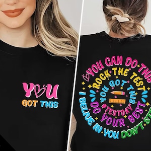 Você obteve este dia de teste PNG SVG, Rock The Test Svg, Faça o seu melhor Png, Professor de testes, Exame estadual, Esquadrão de testes, Png inspirador, Teste do professor
