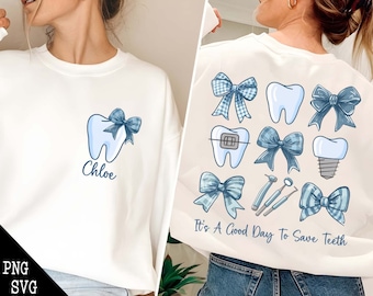 Custom It&#39;s A Good Day To Save Teeth PNG SVG, Coquette Bow dental png, Dental Assistant PNG, Dental assistant Stuff, Dental life,Dental Gift