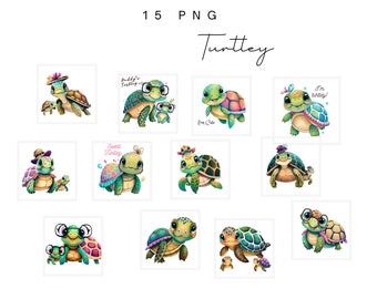Turtley Bundle, Turtley png, Kids png-bestanden, Baby Girl png, Peuter jongen png, Peuter png, Kids Sublimation Designs, vaderdag, Moederdag