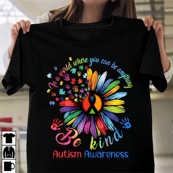 Autism Awareness Tshirt Gift Be Kind Autism Shirts Women Men Autism Awareness Tshirt Gift Be Kind Autism Shirts Women Men