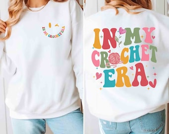In My Crochet Era PNG, SVG, Crochet Png, Knitting Png, Crafter Mom Png, Funny Crochet Png, Knitting Lover, Crochet Svg, Crochet Shirt Design