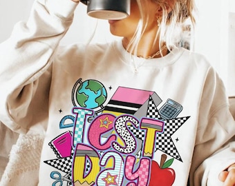 It's test day Png, Test day teacher coquette Png, Rock the Test Png, Test Day Png, STAAR Day Png, Testing Png, Don't stress do your best Png