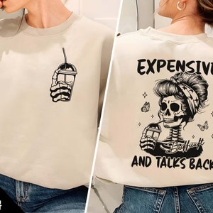 Expensive Difficult And Talks Back PNG, Mom Skeleton Png, Funny Mom Saying Png, Funny Mama Png, Sarcastic Mom, Sarcastic Wife, Gift For Her