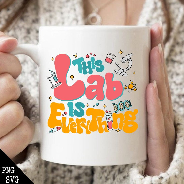 Lab Week Group Retro Custom PNG, SVG, Lab Scientist Gift, Laboratory ...