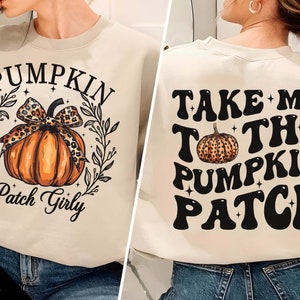 Coquette Pumpkin Patch Girly PNG SVG, Llévame al huerto de calabazas Png, Calabaza Png, Otoño Png, Halloween Png, Halloween retro, Calabazas