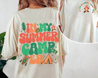 In My Summer Camp Era PNG SVG, Camping Svg, Summer Vacation Png, Retro Summer Camp Shirt, Lake Life Svg, campfire svg png, Camping Mode png