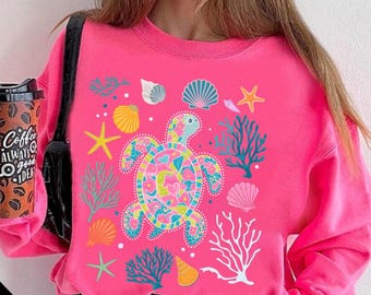Adrette Meeresschildkröte Kokette Png, Sommerstimmung Png, Retro Blumen Png, Ozean Png, Girly Sommer Png, Strand Png, Schildkröte Png, Schildkröte mit Blumenmuster