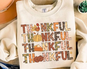Thankful PNG, Fall Png, Autumn Season, Thanksgiving Png, Fall Design, Cozy Season, Retro Fall, Fall Pumpkin, Turkey Png, Retro Thanksgiving