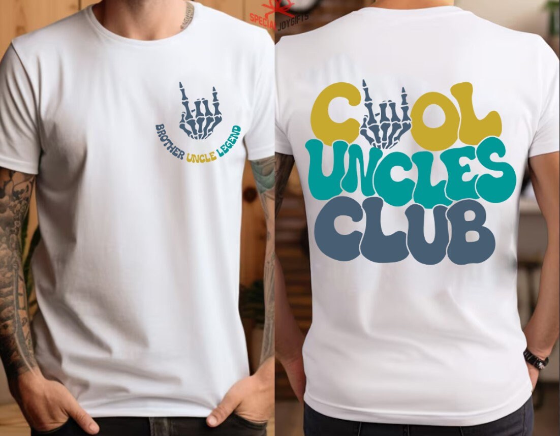Cool Uncles Club Png Svg, Badass Uncles Club Svg, Uncle Birthday Gift ...