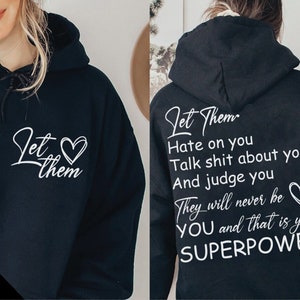 Let Them SVG PNG, Strong Women Png, Empowered Women Svg, Inspirational, Self Worth Png, Self Love Png,Motivational Png Mental Health Matters image 1