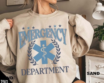 Enfermeira do Departamento de Emergência PNG Svg, Enfermeira de ER Png, Enfermeira de Medicina de Emergência, Presente de Enfermeira de Emergência, Sala de Emergência, RN Svg, Presente de Enfermeira