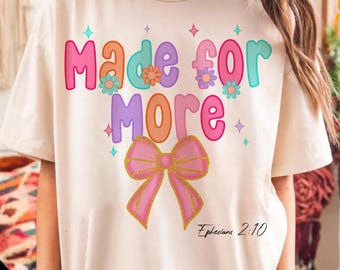 Made for More Png, Christian Png, Jesus Inspiring Png, Mindfulness Quote Png, Truth Reminder Png, Inspirational Png, Religious Png,Faith Png