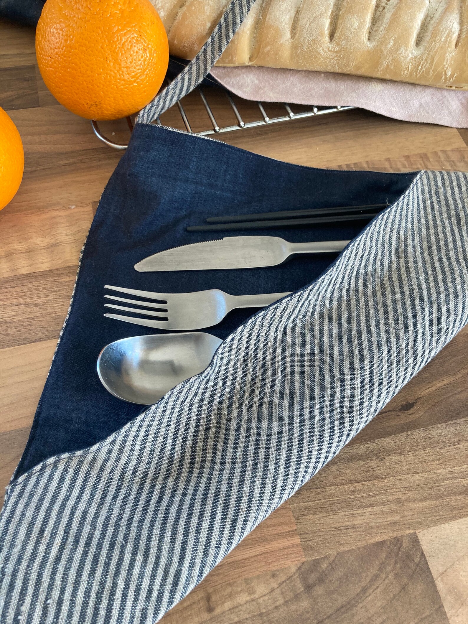 Reusable cutlery wrapping case Etsy