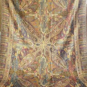 Handwoven Kashmiri Pashmina Pure Kani Silk Saree | Heritage of Kashmir |Wedding, Party Wear