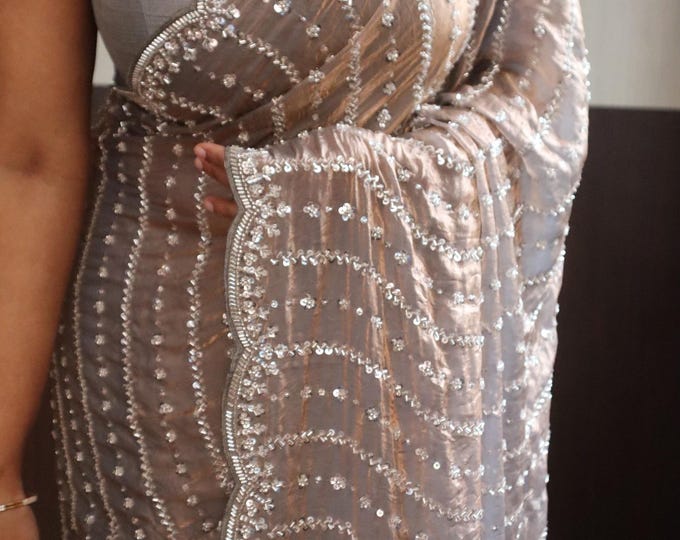 Weaving Banarasi Silk Black Saree With Unstiched Blouse Piece main image 1