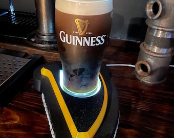 Set de chopes Guinness Magic Mat imprimé en 3D | Accueil Bar Man Cave Decor
