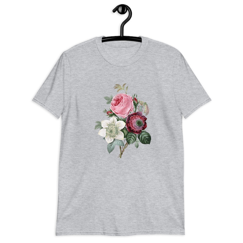 Rose Bouquet Tee, Wildflowers Shirt, Wildflower Tee, Floral T-shirt ...