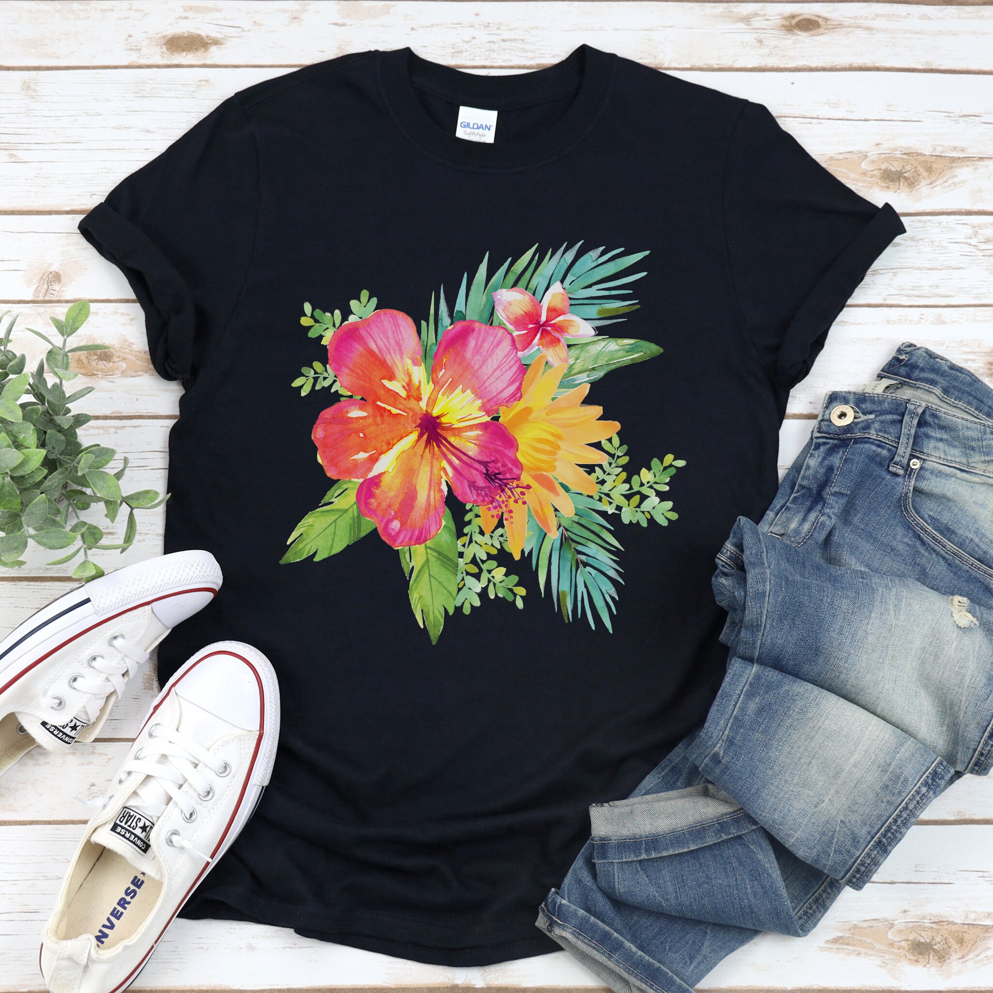 Wild Flowers Shirt Wildflower Tee Floral T-shirt Botanical - Etsy UK